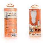Moxom autolader - Micro USB 2.4A - White