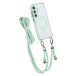 TUNIQ Galaxy S24 Plus Back cover case - neck cord - magsafe - Green