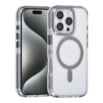 TUNIQ iPhone 16 Pro Back cover case - neck cord -TPU+PC - Grey - Afbeelding 2