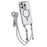 TUNIQ iPhone 16 Pro Back cover case - neck cord -TPU+PC - Grey