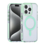TUNIQ iPhone 16 Pro Back cover case - neck cord -TPU+PC - Green - Afbeelding 2