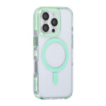 TUNIQ iPhone 16 Pro Back cover case - neck cord -TPU+PC - Green - Afbeelding 3