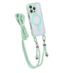 TUNIQ iPhone 16 Pro Back cover case - neck cord -TPU+PC - Green