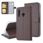 Samsung Galaxy M40 Card holder Brown Book type case for Galaxy M40 Magnetic closure