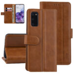 Samsung Galaxy S20 Brown Book type case - PU leather