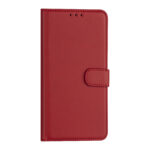 iPhone 13 Pro Max Book type case - Red - Card holder - Magnetic closure - Afbeelding 2