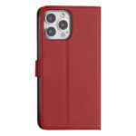 iPhone 13 Pro Max Book type case - Red - Card holder - Magnetic closure - Afbeelding 3