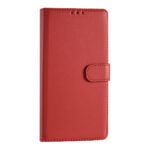 Samsung Galaxy S22 Ultra Book type Case - Card holder - Magnetic closure - Red - Afbeelding 2