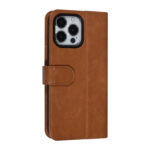 UNIQ Accessory iPhone 14 Pro Max Brown Booktype Card holder for 3 cards - Magnetic closure - Afbeelding 3