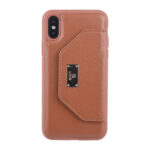 Back cover for iPhone X-Xs - Brown