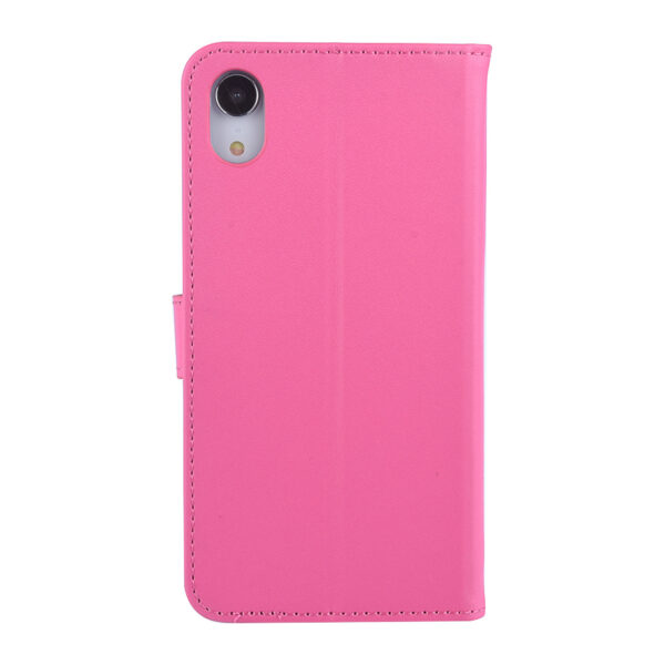 Apple iPhone XR Card holder Pink Book type case for iPhone XR Magnetic closure
