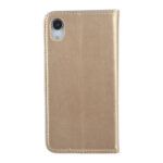 Apple iPhone XR Card holder Gold Book type case for iPhone XR Magnetic closure