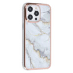 UNIQ Accessory iPhone 15 Pro Max TPU Back Cover - Marble White - Afbeelding 2