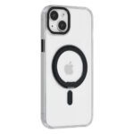 UNIQ Accessory iPhone 15 & 14 Plus Back cover case - Magsafe Whiteh ring stand - Transparent - Afbeelding 2