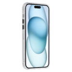 UNIQ Accessory iPhone 15 & 14 Plus Back cover case - Magsafe Whiteh ring stand - Transparent - Afbeelding 3