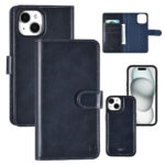 UNIQ Accessory iPhone 15 Book type case - Card holder - Blue