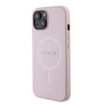 Guess iPhone 14 & 13 Hardcase - Saffiano - Pink - Afbeelding 2