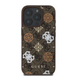 Guess iPhone 16 Pro Back cover case - Magsafe PU peony - Brown - Afbeelding 3