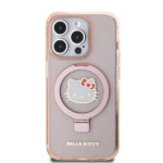 Hello Kitty iPhone 15 Pro Back cover case - Magsafe glitter - Pink - Afbeelding 3