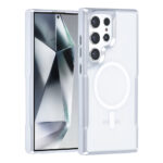 TUNIQ Galaxy S24 Ultra Back cover case - Magsafe silicone - Silver