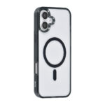 TUNIQ iPhone 16 Plus Back cover case - Magsafe silicone - Black - Afbeelding 2