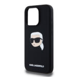 Karl Lagerfeld iPhone 15 Back cover case - Magsafe - Karl Print - Black - Afbeelding 2