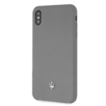 Maserati back cover case Apple iPhone XS Max Silicone Grey - Case