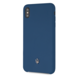 Maserati back cover case Apple iPhone XS Max Silicone Navy - Case
