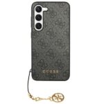 Guess Galaxy S24 Ultra Back cover case - 4G charm - Black