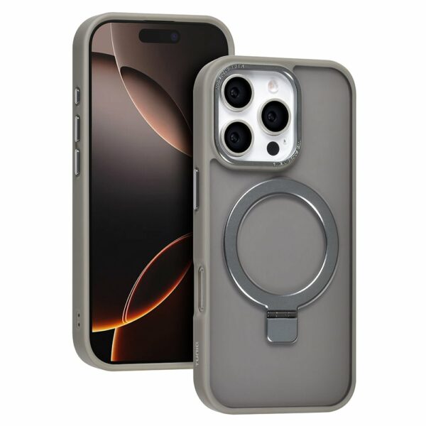 TUNIQ iPhone 16 Pro Back cover case - Magsafe - silicone - Grey