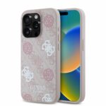 Guess iPhone 15 Pro Max Back cover case - Mgasafe - Peony on 4G - Pink