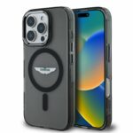 Aston Martin iPhone 16 Pro Back cover case - Magsafe - IML Frosted Effect - Black