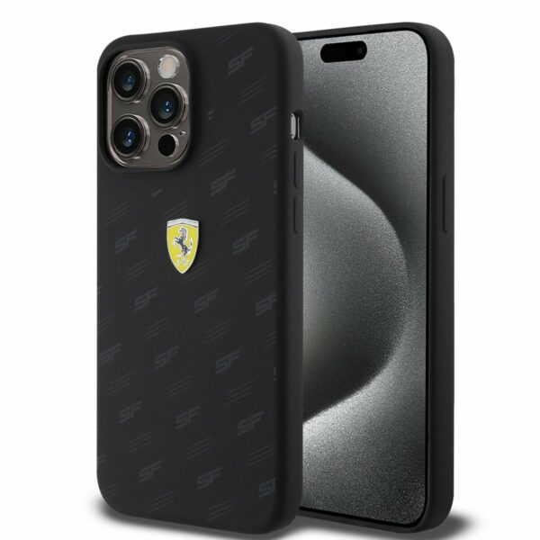 Ferrari iPhone 15 Plus Back cover case - Over SF - Black