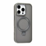 TUNIQ iPhone 16 Pro Back cover case - Magsafe - silicone - Grey - Afbeelding 2