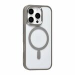 TUNIQ iPhone 16 Pro Back cover case - Magsafe - silicone - Grey - Afbeelding 2