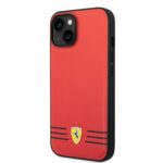 Ferrari iPhone 14 Plus Back cover case - Trio lines - Red - Afbeelding 2