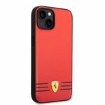 Ferrari iPhone 14 Plus Back cover case - Trio lines - Red - Afbeelding 3
