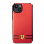 Ferrari iPhone 14 Plus Back cover case - Trio lines - Red - Afbeelding 4