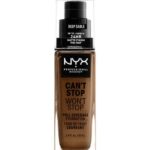 Nyx Can't Stop Won't Stop Full Coverage Foundation Deep Sable 30ml
