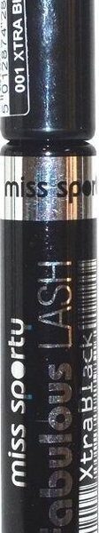 Miss Sporty - Fabulous Lash Xtra Black mascara - Black - Zwart
