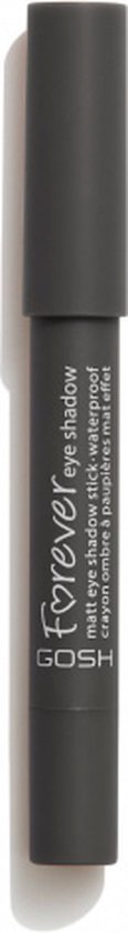 Gosh Forever Matt Eyeshadow 12 Dark Grey 1.5g - Afbeelding 3