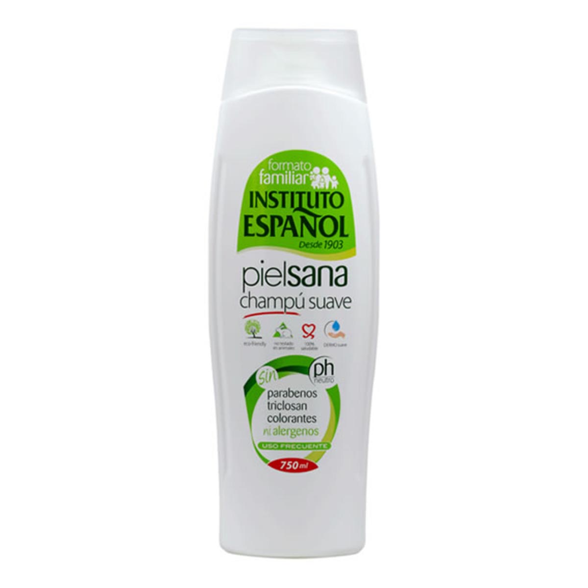 1226_d7c785f0f0be37138044253aa4973e26 Piel Sana Shampoo By Instituto Espanol 750 Ml - Afbeelding 1