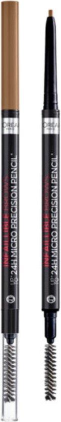 L'Oréal Paris Infaillible Brow 24H Filling Micro Precision Pencil Ultradun Wenkbrauwpotlood - 5.0 light brunette - 4.5 gr - Vegan formule
