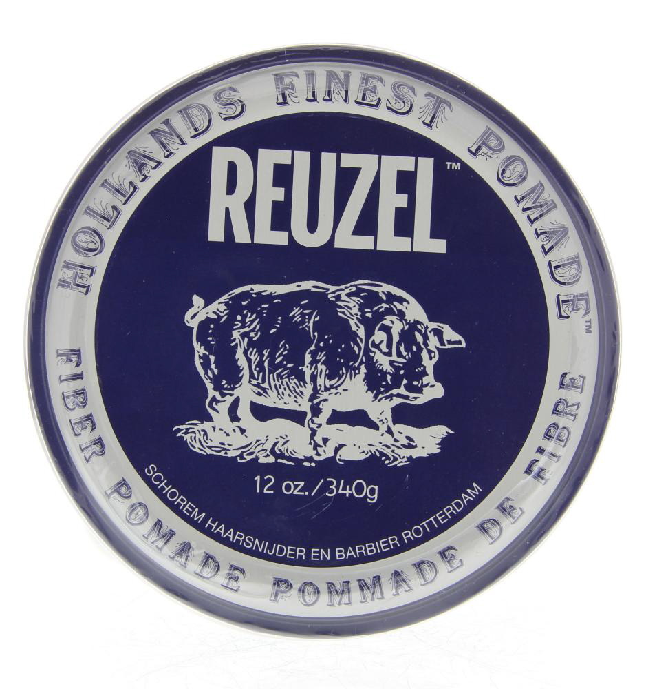 127128_05bb826feca0255432baa44cf2341885 REUZEL Hollands Finest Pomade mocna w knista pomada na bazie wody Navy 340g - Afbeelding 1
