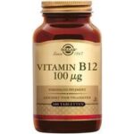 VITAMINA B12 100 ug Cianocobalamina 100 comprimidos