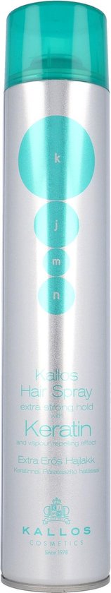158x840-34 Extra Vasthoudende Haarspray Kallos Cosmetics Keratine 750 ml - Afbeelding 1