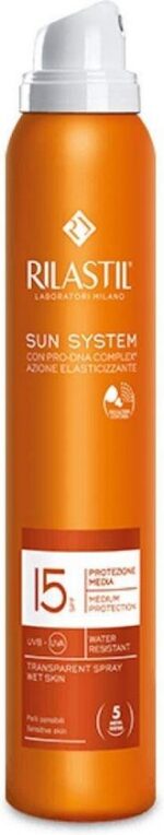 Body Zonnebrandspray Rilastil Sun System Transparant Spf 50+ (200 ml) - Afbeelding 2