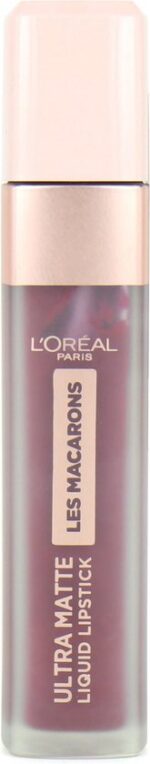 L’Oréal Paris Les Macarons Langhoudende Matte Lipstick - 830 Blackcurrant Crush - Paars - 6,7 ml