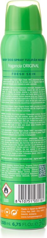 Deodorant Spray Original Tulipán Negro - 2 stuks - (200 ml) - Afbeelding 3