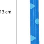 Blauwe Verjaardag Kaarsjes voor op de Taart - 16 stuks - 13x6x2 cm | Taartdecoratie Feestkaarsjes | Kaarsen - Afbeelding 2